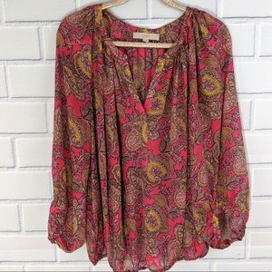 Pink Paisley Loft Top
